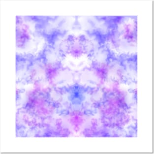 Blue/Purple Fluffy Cloud Posters and Art